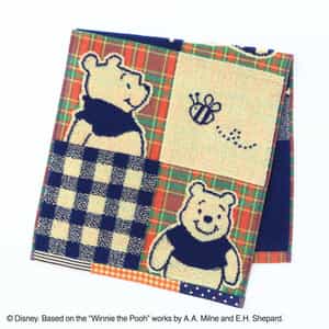 ディズニー パッチワークプーさん フェイスタオル（単品）