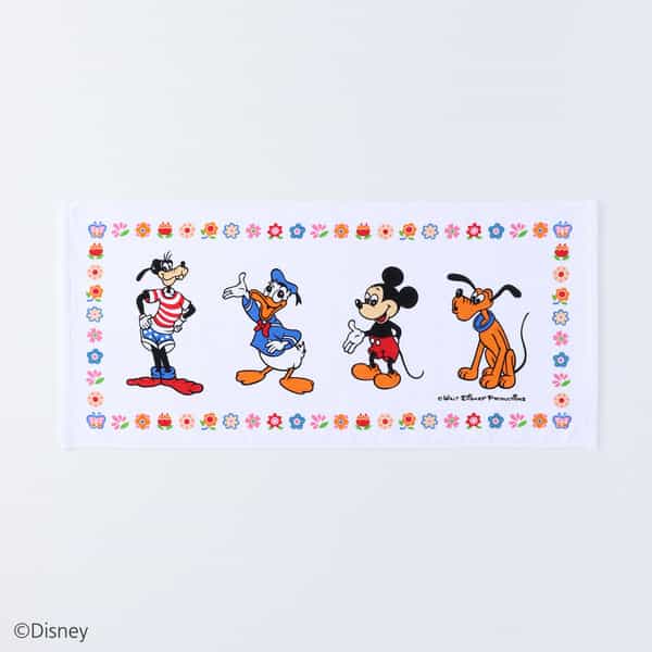 70'S復刻ディズニー フェイスタオル キャラクター