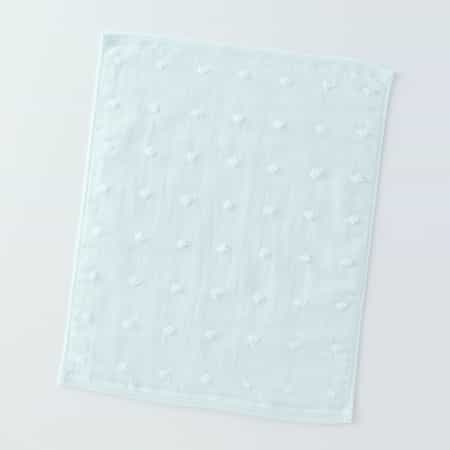 ふわふわガーゼドット ゲストタオル（単品）