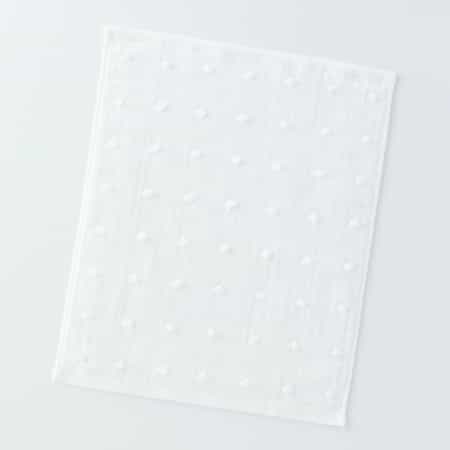 ふわふわガーゼドット ゲストタオル（単品）