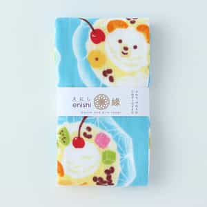 しろくまのふるぅつ氷 　浴用タオル