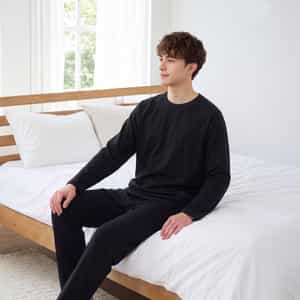【リカバリーシリーズ】IFMC.微起毛ニット長袖Tシャツ ユニセックス