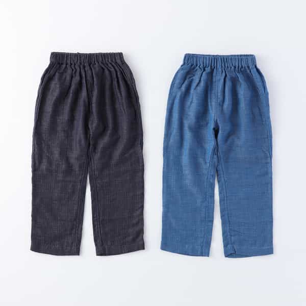 【再値下げ】マシュマロガーゼシャンブレーキッズパンツ