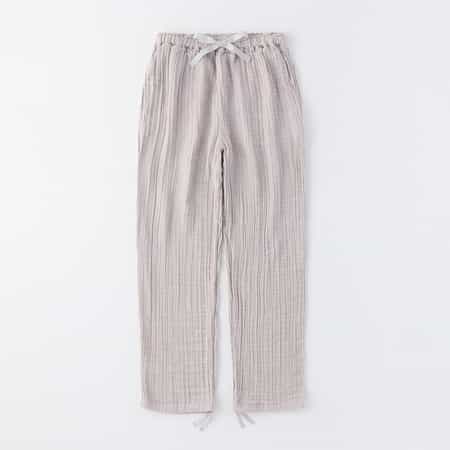 【価格を見直しました】クレープガーゼレディスパジャマパンツ 上下別売