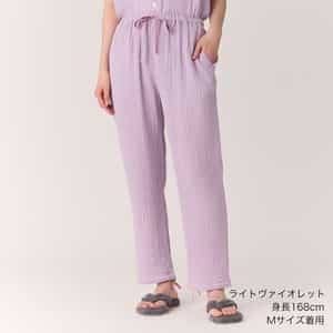 【価格を見直しました】クレープガーゼレディスパジャマパンツ 上下別売
