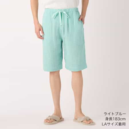 クレープガーゼベーシックハーフパンツ ユニセックス