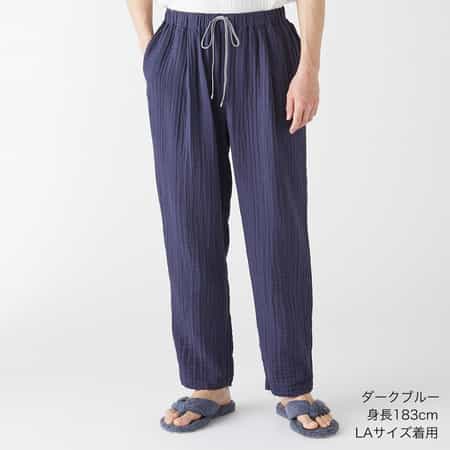 【2026年春夏新色追加】クレープガーゼベーシックパンツ ユニセックス