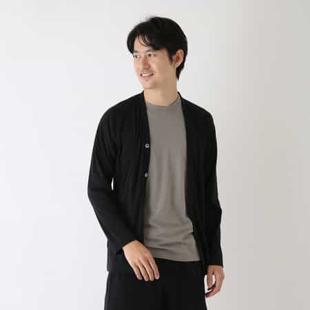 【価格を見直しました】スーパーエアーニットＶネックカーディガン ユニセックス