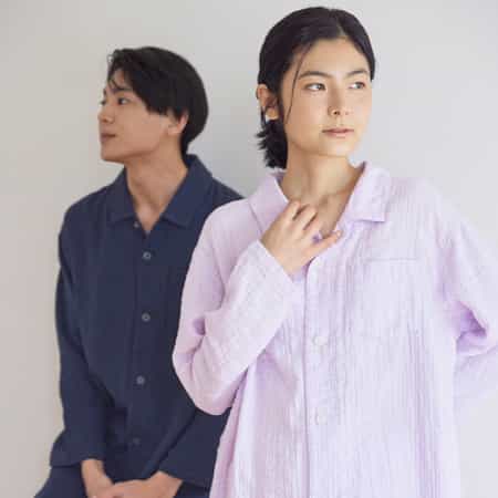 【再入荷リクエスト受付中】IFMC.ガーゼパジャマ ユニセックス