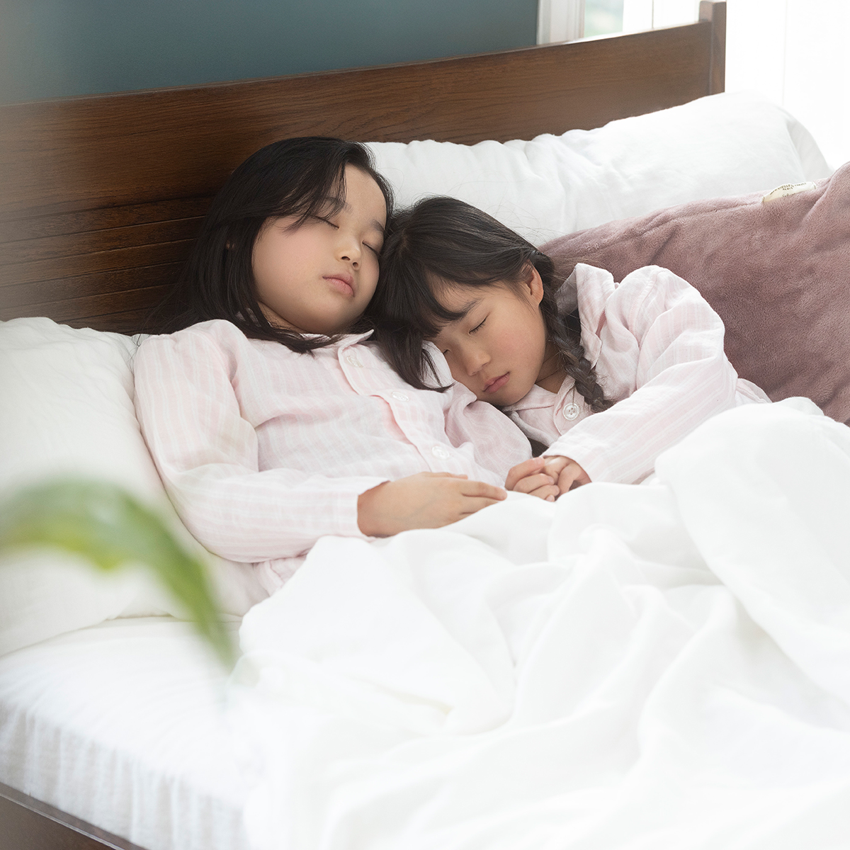 【再値下げ】マシュマロガーゼダブルストライプキッズパジャマ 110cm 120cm