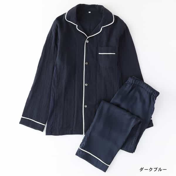 マシュマロガーゼ&シルク メンズパジャマ