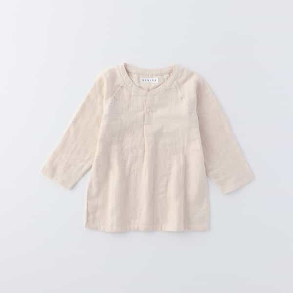 【再値下げ】マシュマロガーゼキッズ長袖Ｔシャツ 110cm 130cm