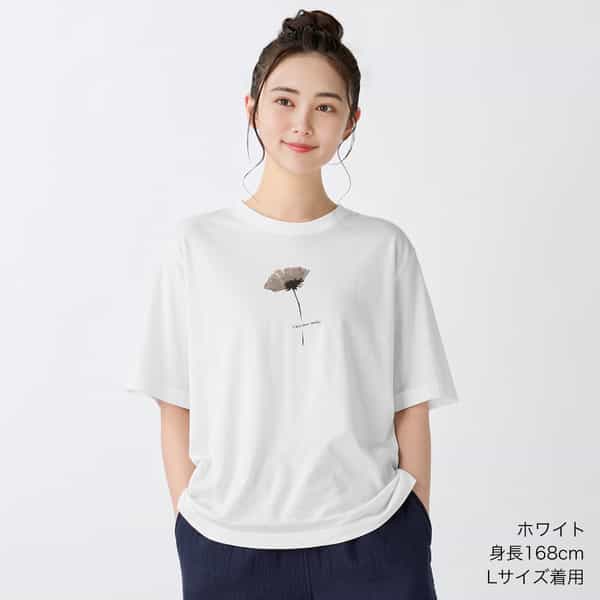 スーパーエアーニットレディスプリントTシャツ