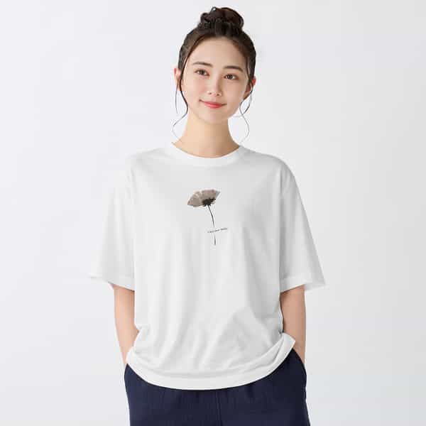 スーパーエアーニットレディスプリントTシャツ