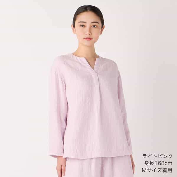 【2025年秋冬 新色追加】マシュマロガーゼ フロントタックプルオーバー