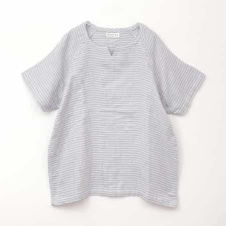 【再値下げ】マシュマロガーゼ　ボーダーメンズＴシャツ