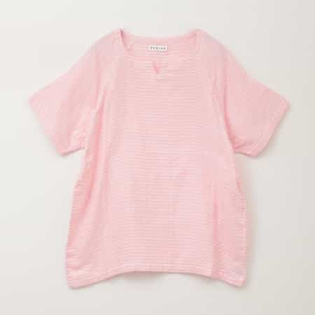 【再値下げ】マシュマロガーゼ　ボーダーメンズＴシャツ