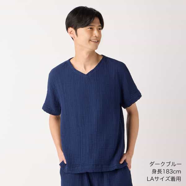 クレープガーゼベーシック半袖Ｔシャツ ユニセックス 3L/4L
