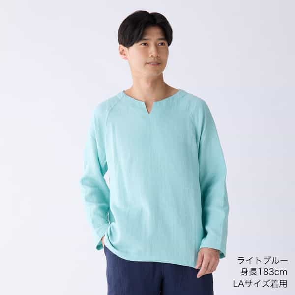 マシュマロガーゼベーシック長袖Ｔシャツ ユニセックス
