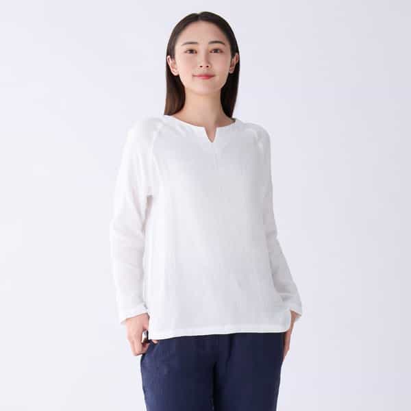 マシュマロガーゼベーシック長袖Ｔシャツ ユニセックス