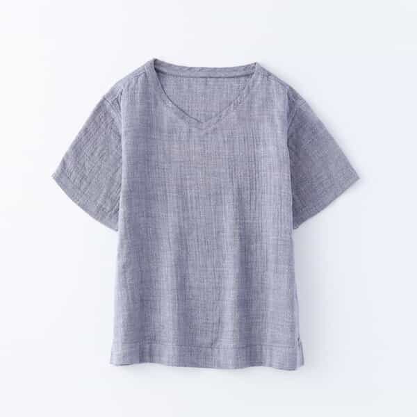 マシュマロガーゼシャンブレーベーシック半袖Ｔシャツ ユニセックス