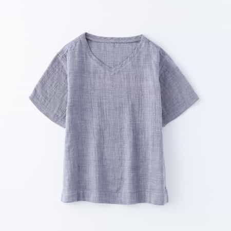 マシュマロガーゼシャンブレーベーシック半袖Ｔシャツ ユニセックス