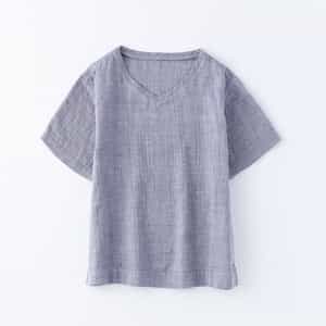 マシュマロガーゼシャンブレーベーシック半袖Ｔシャツ ユニセックス