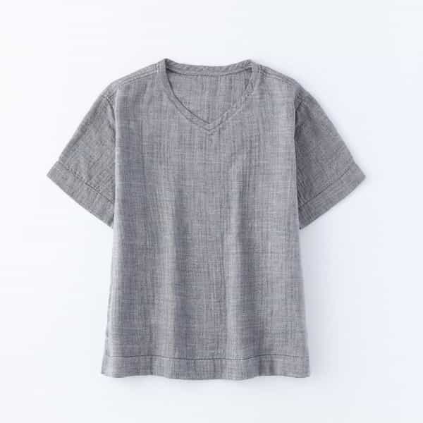 マシュマロガーゼシャンブレーベーシック半袖Ｔシャツ ユニセックス