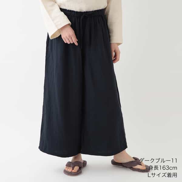 マシュマロガーゼ ワイドパンツ
