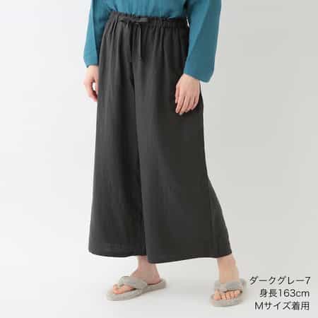 マシュマロガーゼ ワイドパンツ