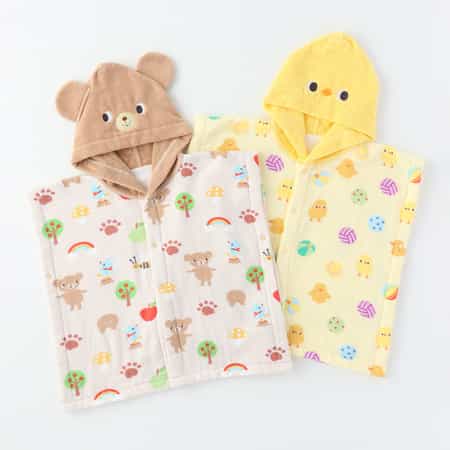 おともだちみーつけた前あきポンチョ